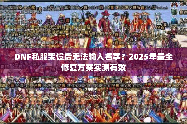 DNF私服架设后无法输入名字？2025年最全修复方案实测有效