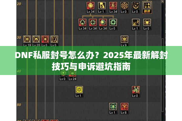 DNF私服封号怎么办？2025年最新解封技巧与申诉避坑指南