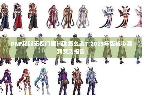 DNF私服无视门票辅助怎么选？2025年版核心漏洞实测报告
