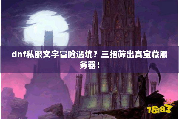 dnf私服文字冒险遇坑？三招筛出真宝藏服务器！
