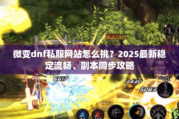 微变dnf私服网站怎么挑？2025最新稳定流畅、副本同步攻略